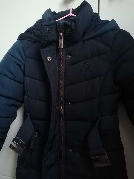 Kurtka zimowa, pikowana, C&A, granatowa