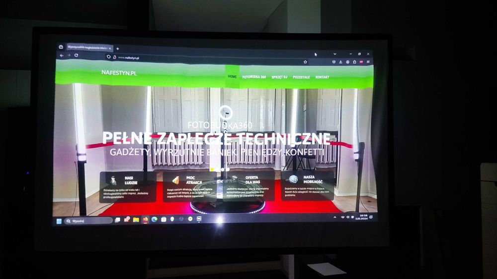 Wynajem rzutnik projektor multimedialny , ekran 100'' 120''