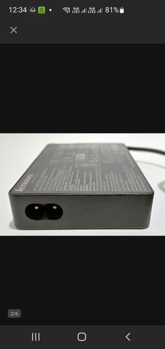 Oryginalny Zasilacz Lenovo 65W kostka pasuje do różnych modeli laptopó