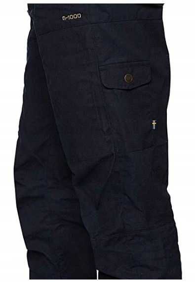 FJALLRAVEN Karl Pro Męskie Spodnie Trekkingowe G 1000 Dark Navy 48