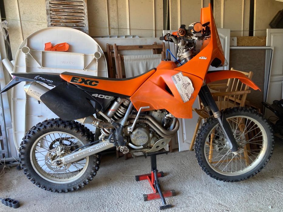 KTM 400 EXC, arranque eletrico