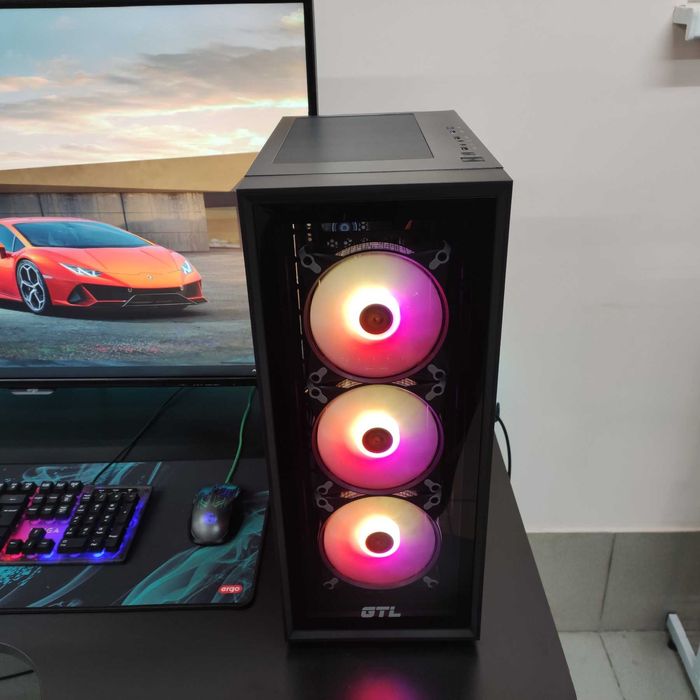 Игровой Компютер ПК Intel i7, RX 470 4GB, 16GB DDR3 new, SSD 512G NVMe