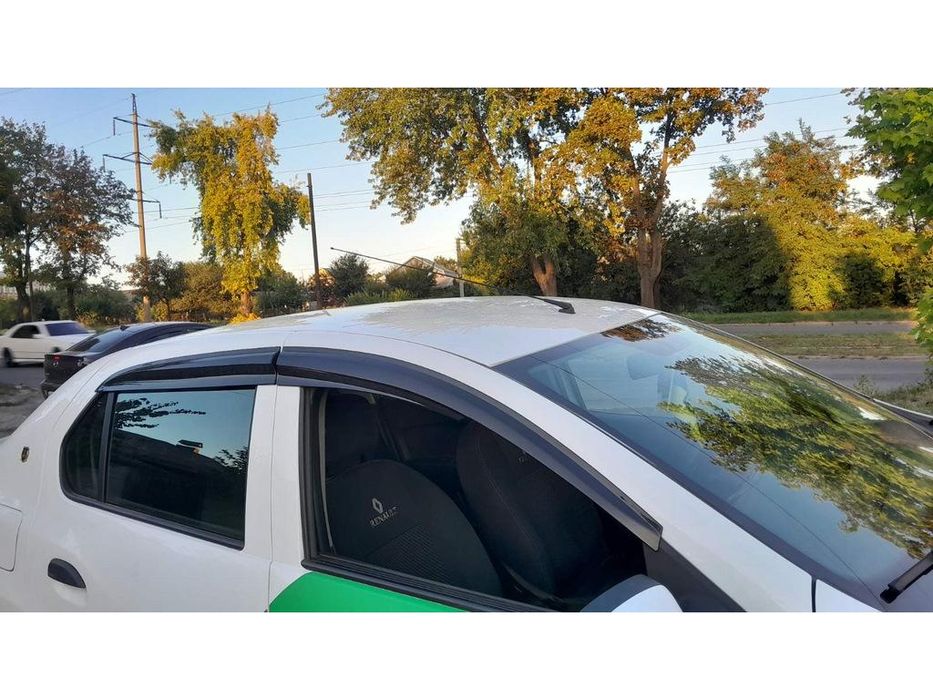 Dacia/Renault Logan II Вітровики (4 шт., Sunplex Sport)