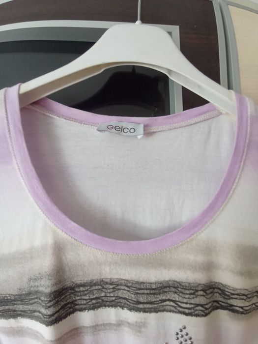 Bluzka letnia damska 44/XXL rękaw 3/4