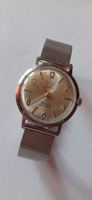 Zegarek z bransoletką POLJOT DE LUX 29 Jewels Automatic antyk.