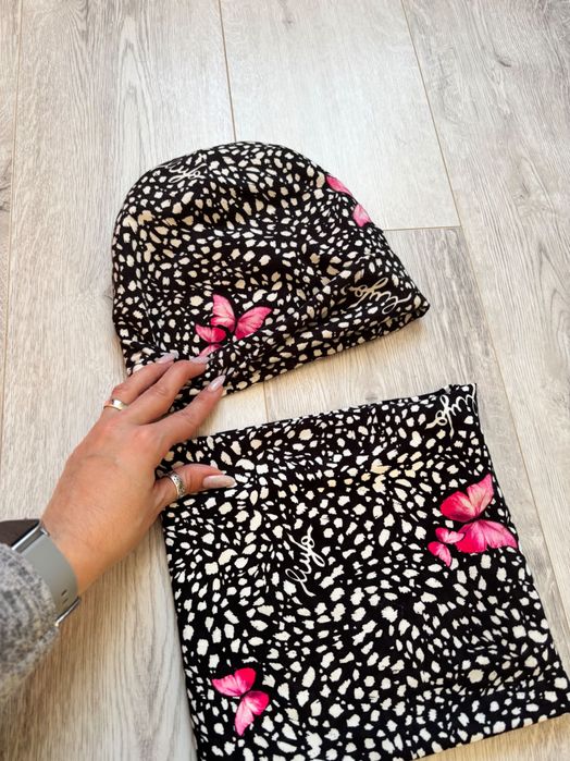 Шапка, хомут для дівчинки, весна