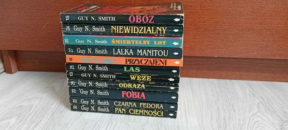 11x Guy N. Smith Las Lalka Manitou Odraza Śmiertelny lot Pan ciemności