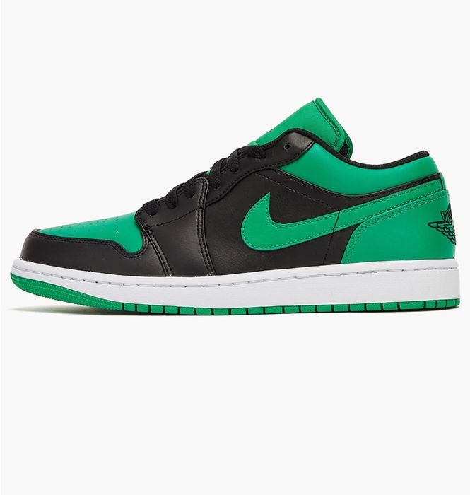 Кросівки Air Jordan 1 Low Black/Green 553558-065