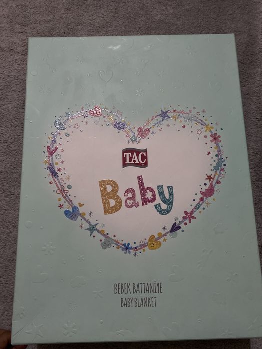 Плед новый фирмы TAC на осень зиму для девочки в кровать, коляску