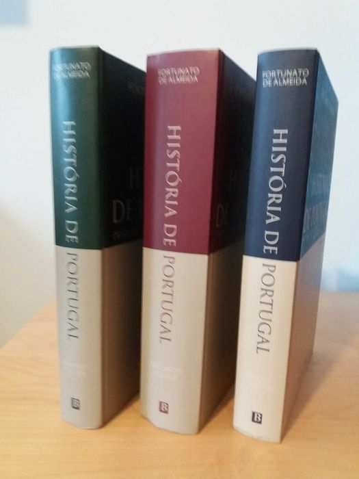 História de Portugal - Fortunato de Almeida (3 Vol Capa dura Completo)