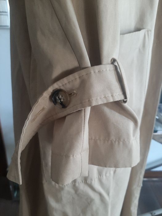 Zara Nowy dlugì plaszcz trencz prochowiec oversize