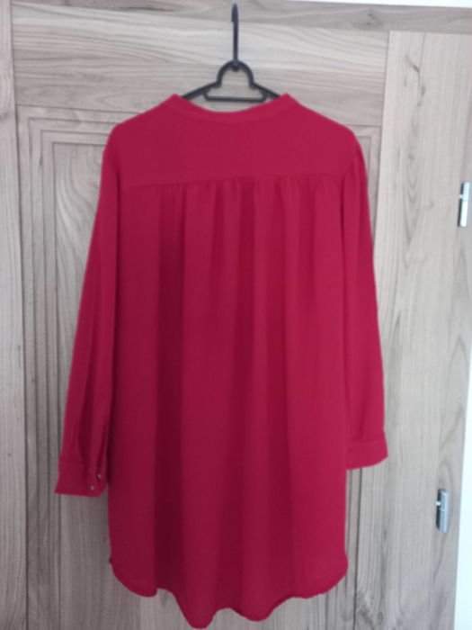 Malinowa duża bluzeczka koszula H&M rozmiar 44