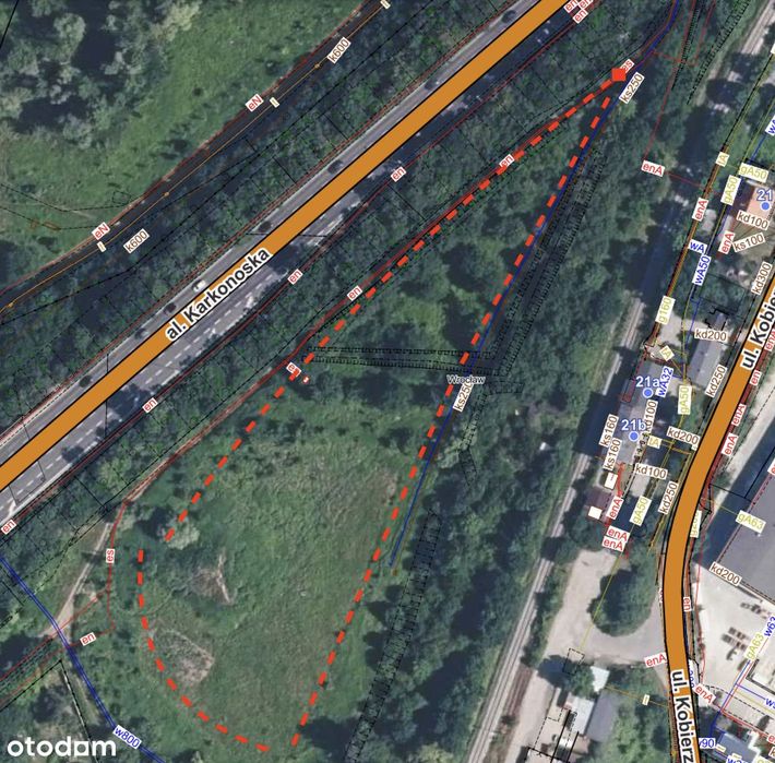 Wyjątkowy teren inwestycyjny przy al. Karkonoskiej – 7 927 m²