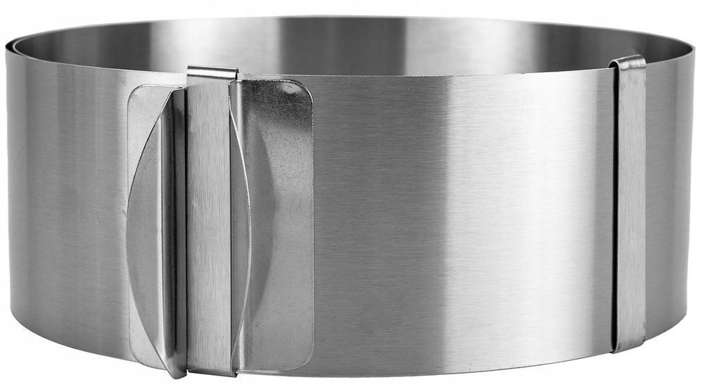 Obręcz Opaska Do Tortów Ciast Z Regulacją Średnicy 16-30 cm wys. 8 cm