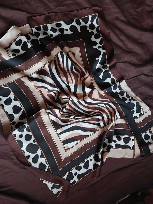 Apaszka Chusta damska  elegancka wzory zwierzęce - animal print