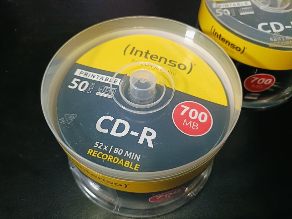 2 packs de 50 CDs Imprimiveis  virgens - embalagem nova