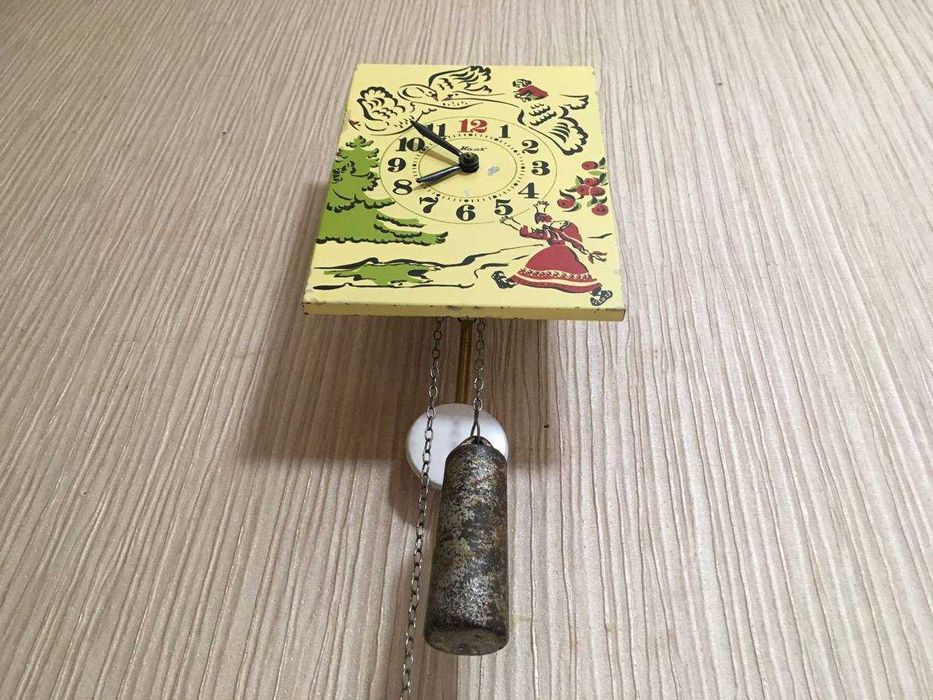 Годинник ходики настінний механічний Маяк "Гуси-Лебеді"