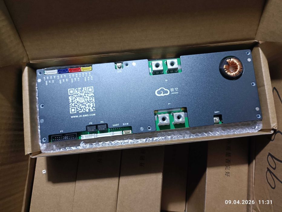 JK BMS Jikong PB2A16S20P V19 — інверторна BMS 200A 8-16S LiFePO4