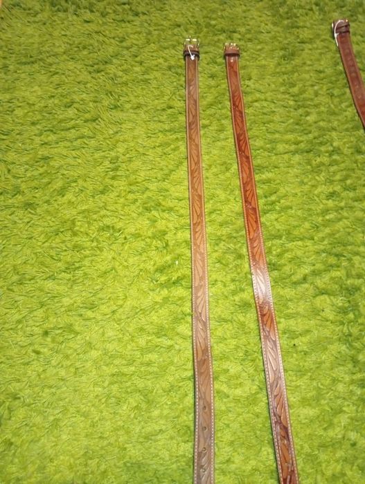 Pasek 130 cm brąz