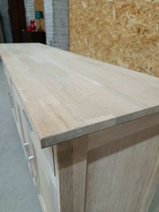 Komoda dębowa jasna, drewno bielone, styl skandynawski/rustykalny.