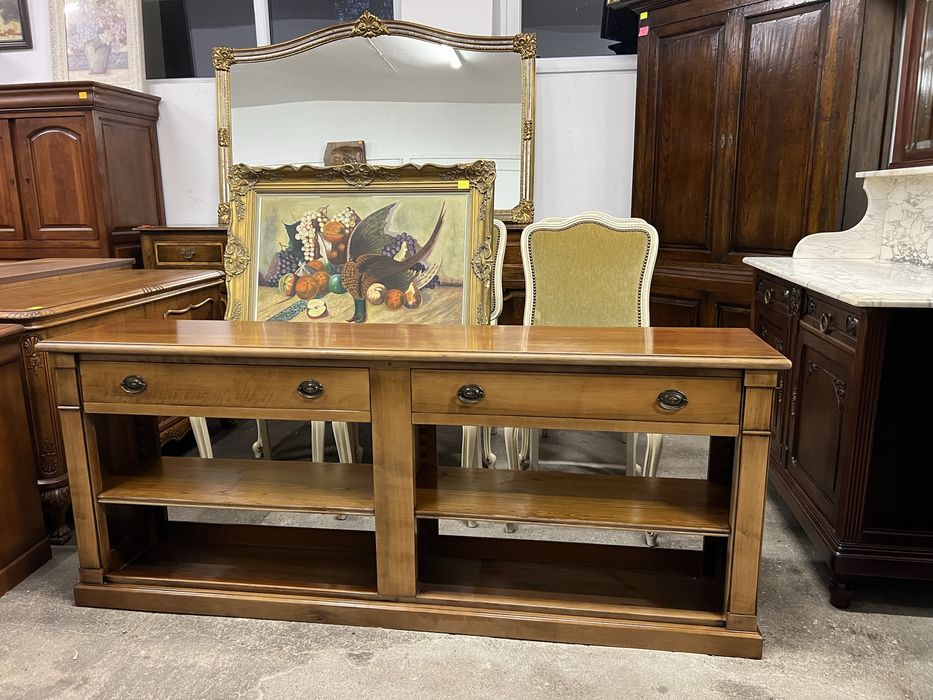 Drewniana konsola/Raty