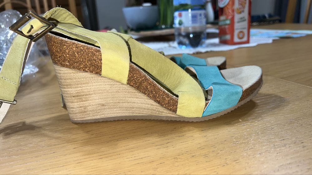 Sandały damskie Bio form 38 skóra naturalna