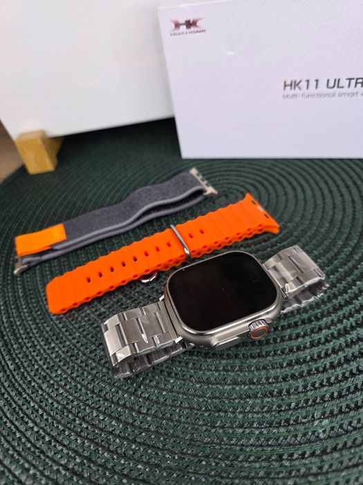 Smartwatch HK Ultra3 – AMOLED 2,12” • 2 paski • NOWY