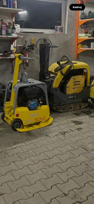 Zagęszczarka 500kg atlas copco lg504 bomag wacker weber