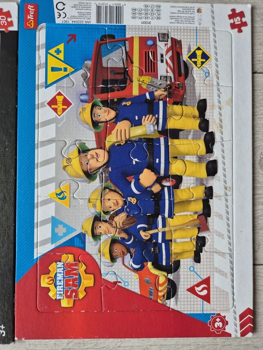 Zestaw Puzzli Auta, Strażak Sam