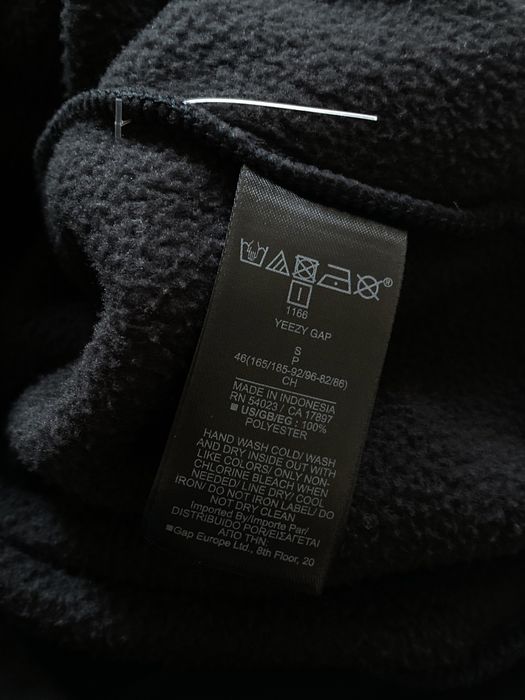 Yeezy x Gap Cropped Polar Fleece Hoodie Unreleased худи флиска изи геп