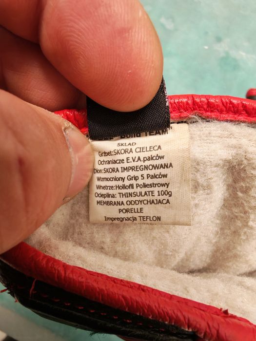 Rękawice skórzane rozmiar M