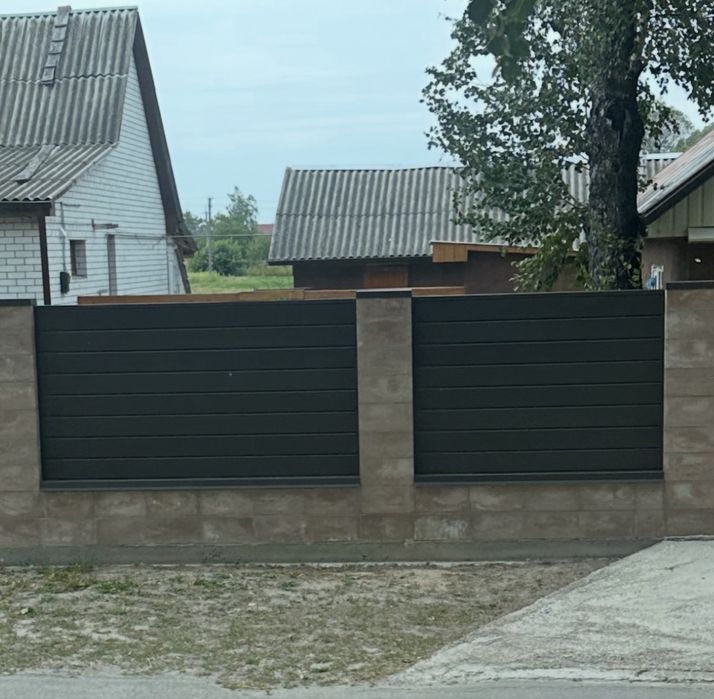 Профнастил, Металочерепиця, Паркани