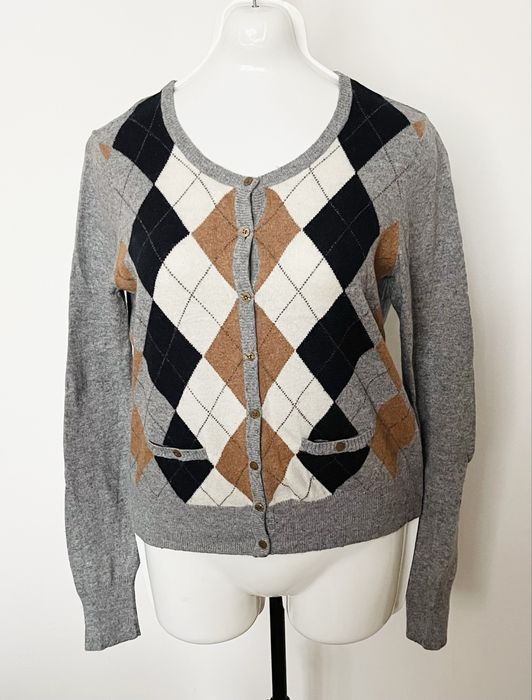 Sweter klasyczny w serek Lindex r.S
