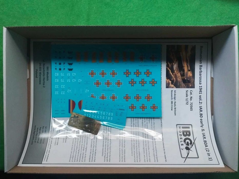 1/72 IBG 72565 IAR 80 early IAR 80A Romanian Air Force Barbarossa 1941