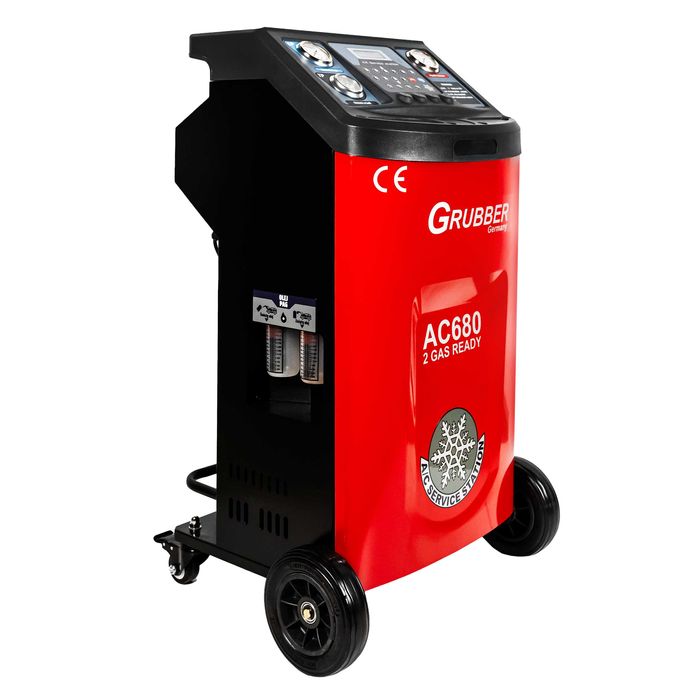 STACJA do obsługi KLIMATYZACJI serwis PÓŁ - AUTOMAT R134A blokada WAGI