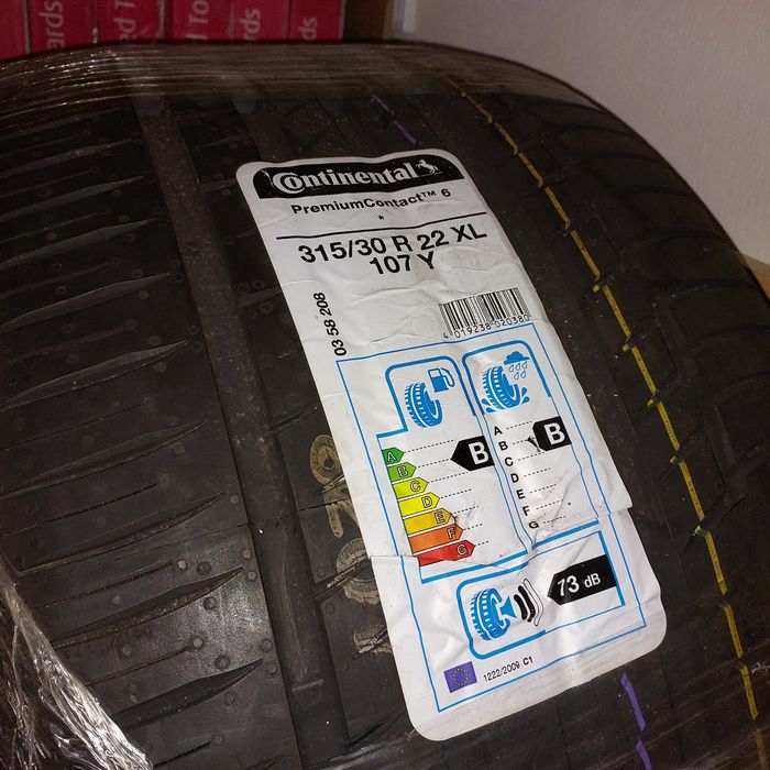 Pneu CONTINENTAL premiumcontact 6 315/30 R22 107 Y * XL