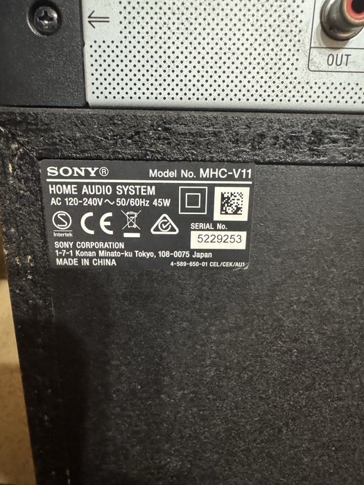 Колонка sony MHC-V11