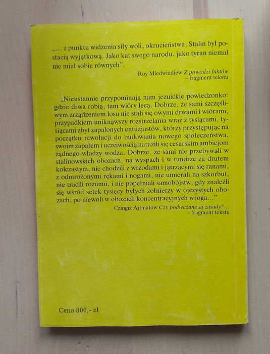 Fenomen Stalina Praca zbiorowa 1988 wyd. I