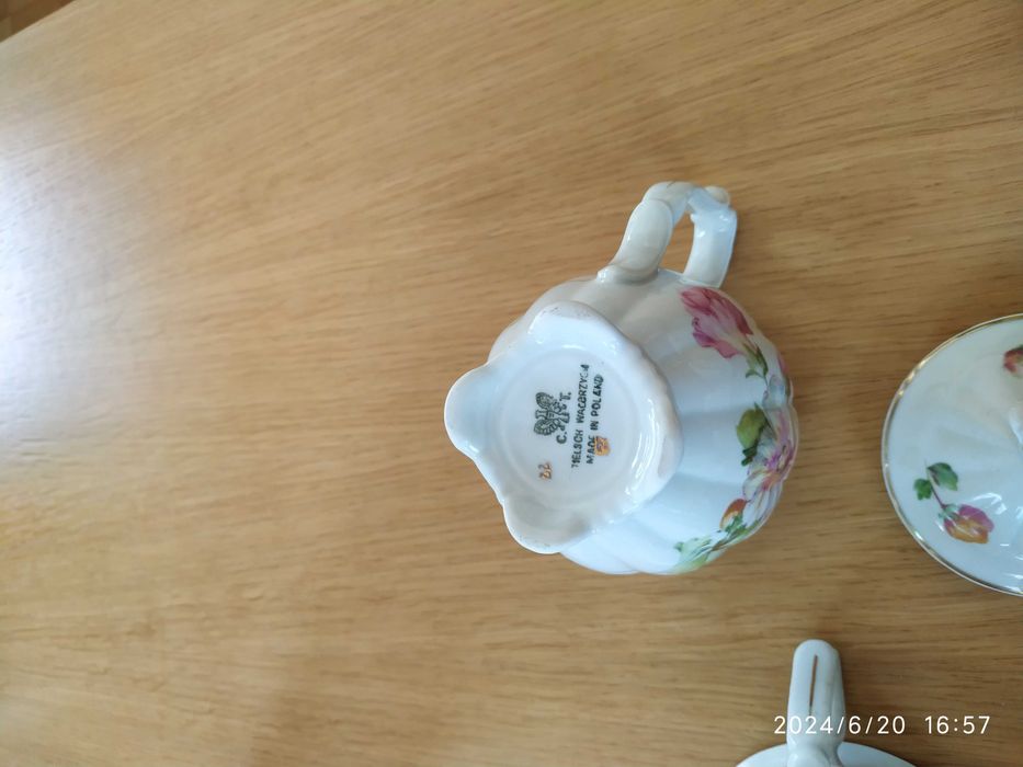 Komplet do kawy firmy C.T. Tielsch Wałbrzych