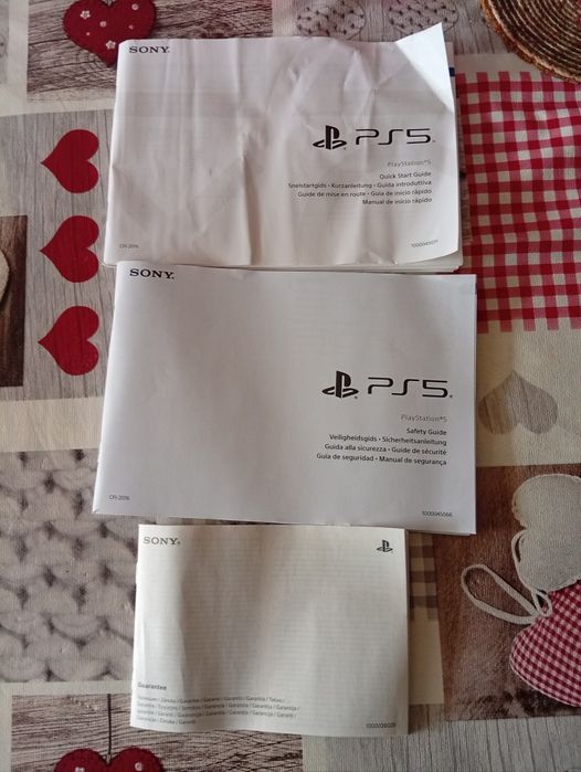 Manuais PS5 Slim 1TB