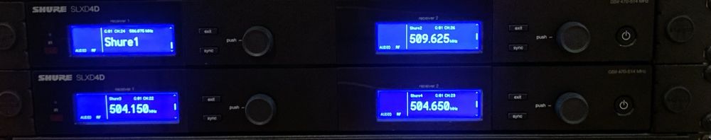 Recetor + 2 Emissores Shure SLXD4DE G59