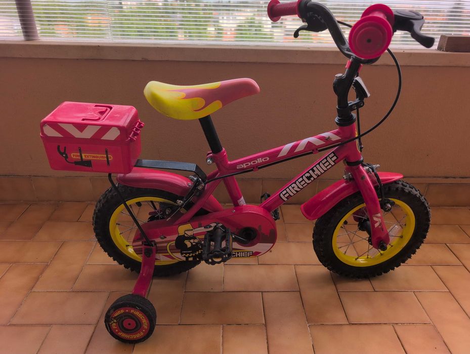 Bicicleta infantil de 12" Firechief