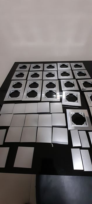 Espelho e teclas interruptor efapel