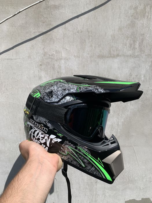 Ендуро шолом, кросовий шлем, мото шолом, мотошлем, шлем для мотоцикла