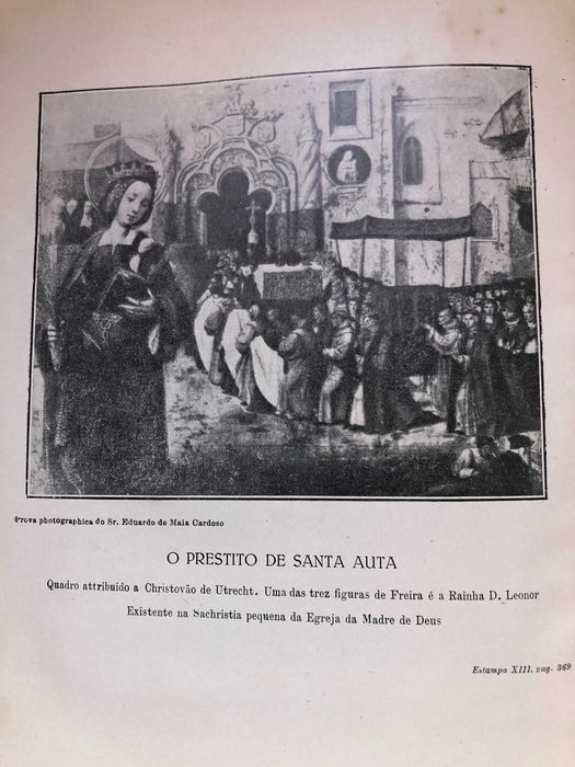 Livro A Rainha D. Leonor, de Conde de Sabugosa, 1921