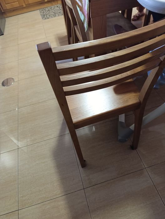 Cadeiras mesa refeição