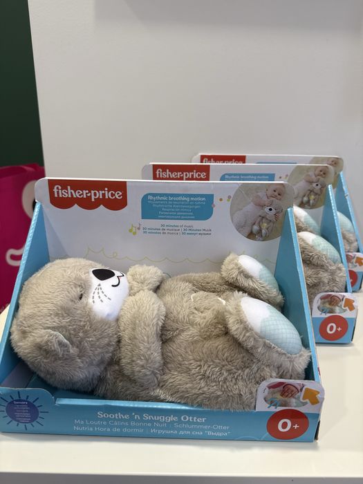 Дихаюча іграшка нічник Видра Fisher-Price Казкові сни видренятка FXC66