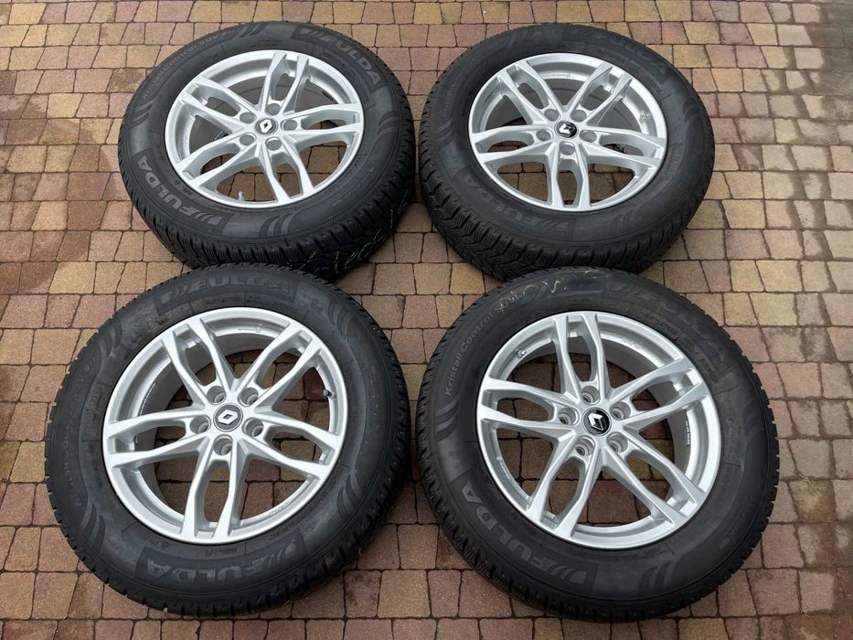 4169. Koła zimowe alufelgi 17" Renault Koleos 5x114.3 ET35 225/65/17 Fulda 7mm