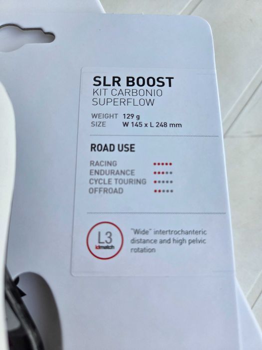 Selle Italia SLR Boost Kit Carbonio Superflow White