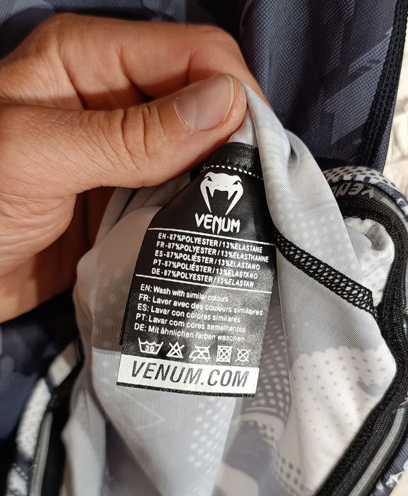 Nowa męska koszulka sportowa Venum Rashguard Tecmo roz.XXL